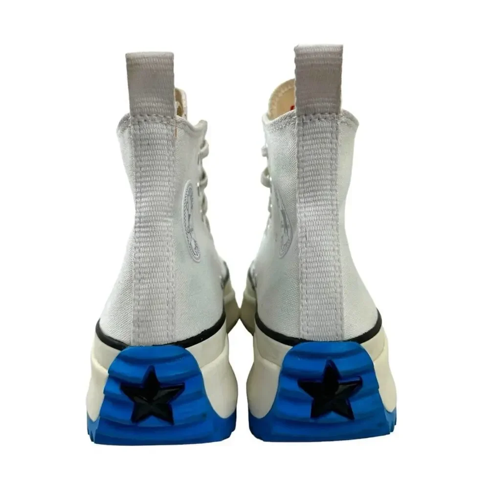 Converse X JW Anderson Run Star Hike Chunky Platform Sneakers White Blue SZ 7.5